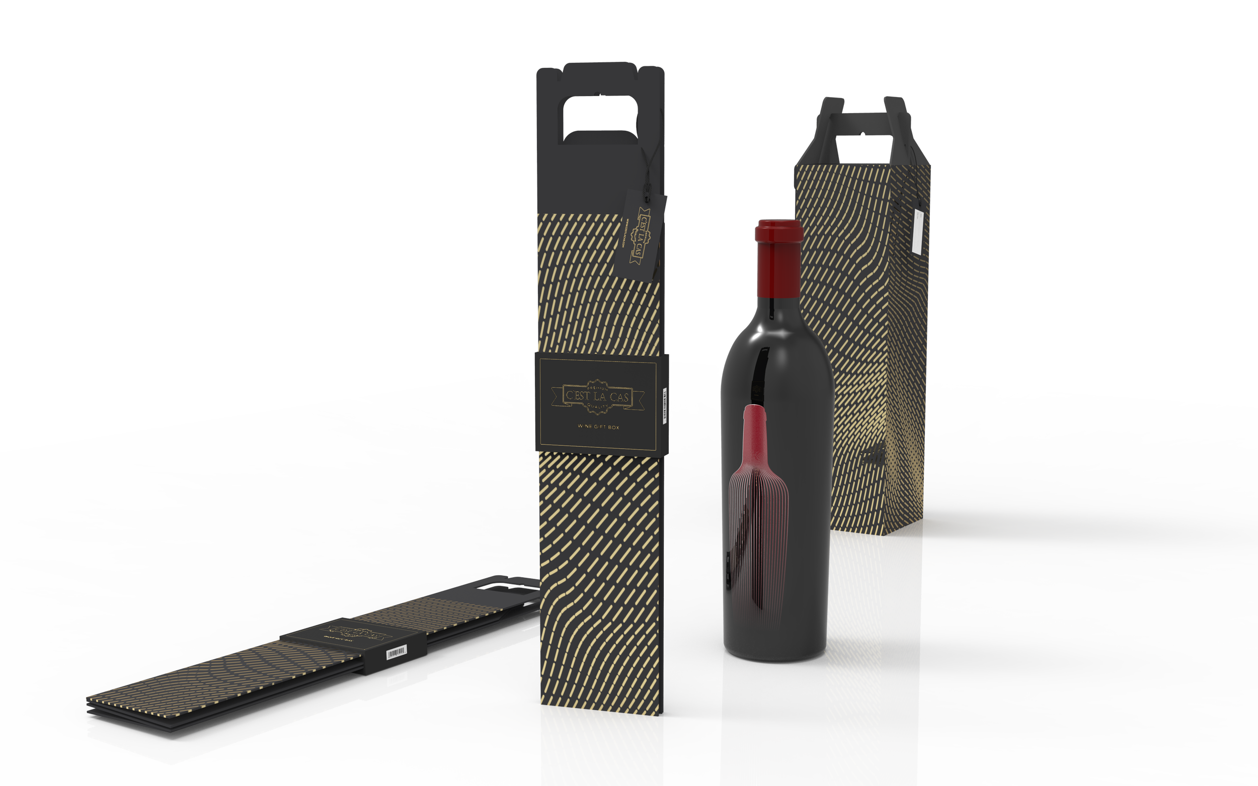 Premium FlatPAK™ 1 Bottle Gift Box