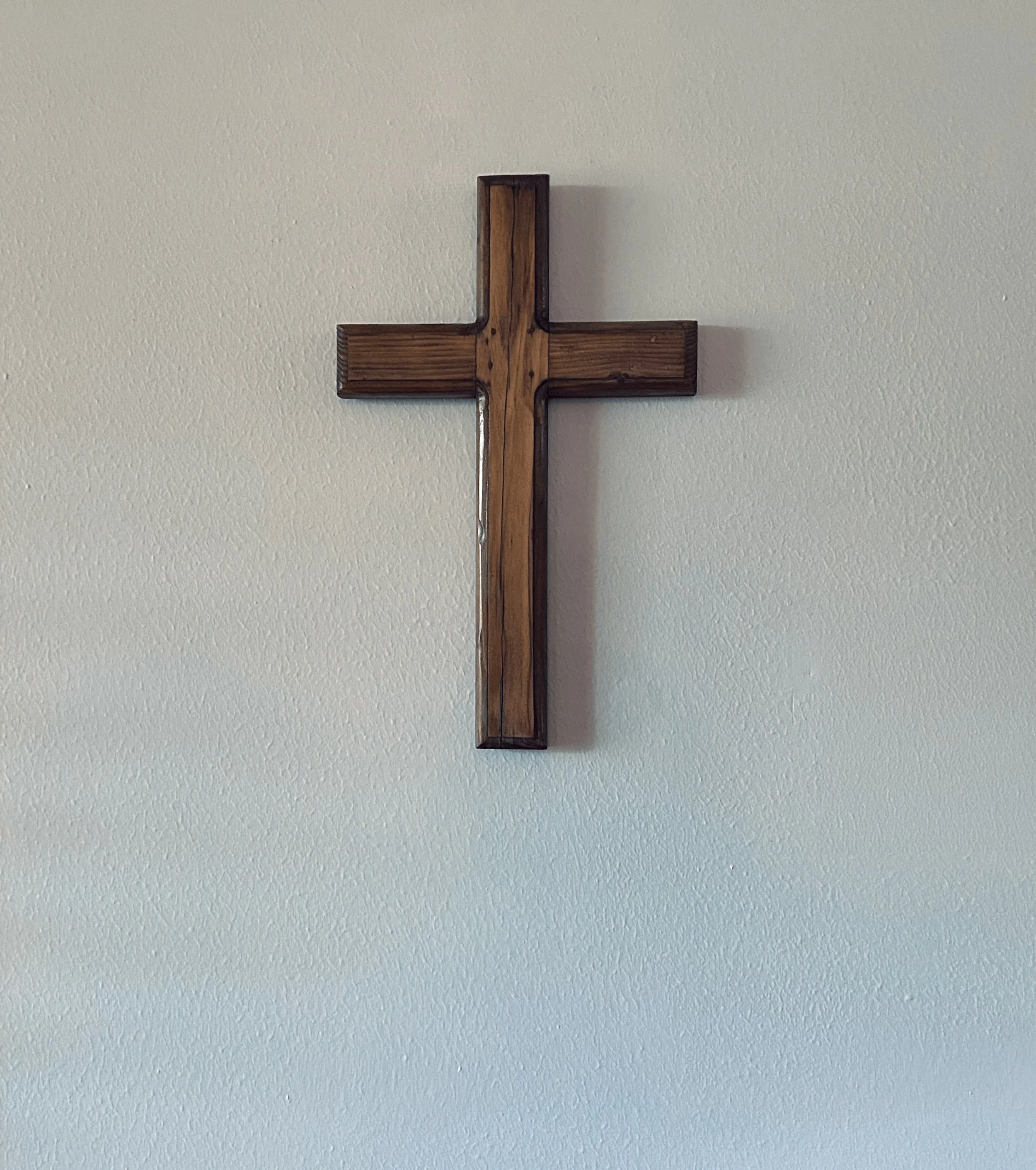 Working Man's Handmade Wooden Cross