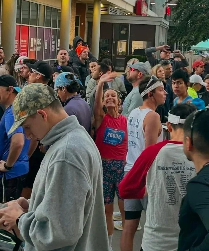 Geometric drawing of an outline square with sections divided by vertical, horizontal, and diagonal lines.