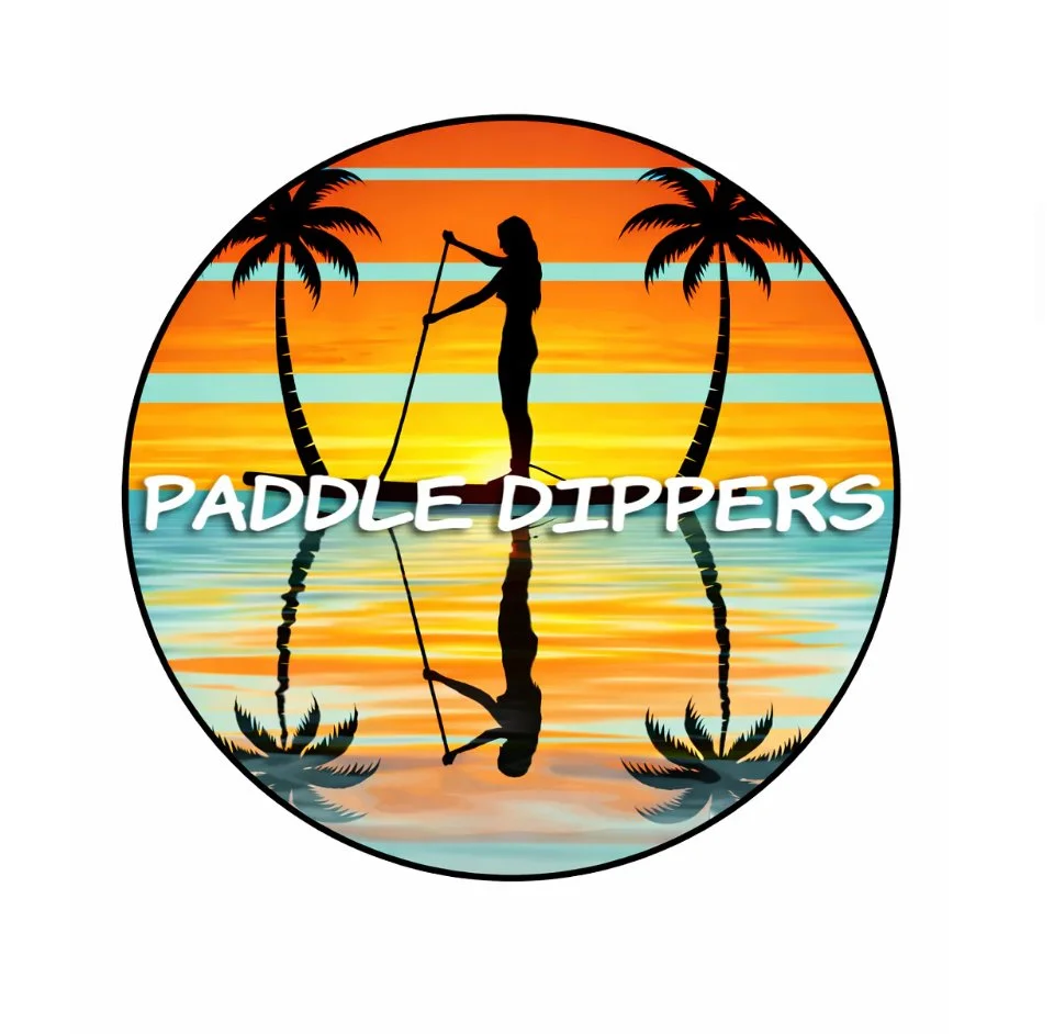 Paddle Board Paddle Dippers Sticker