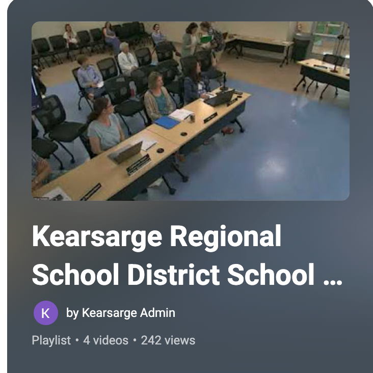 Zoom Recordings of School Board Meetings