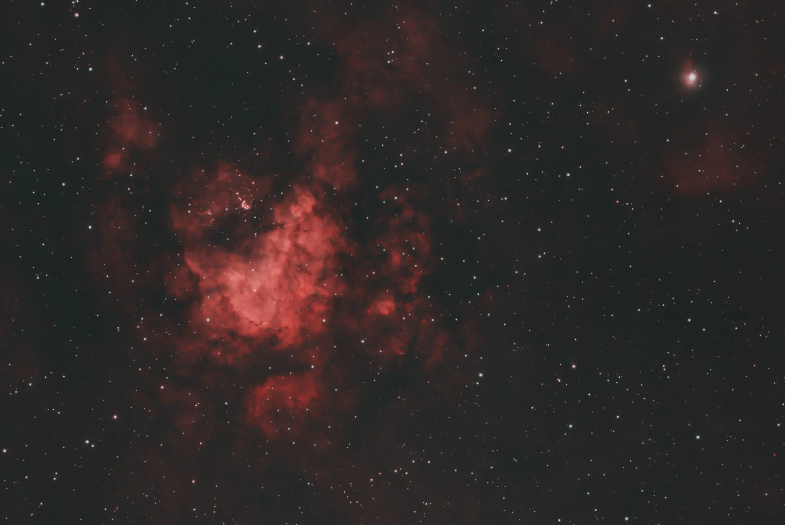 HOO image with EHD8 Telescope - February 2025