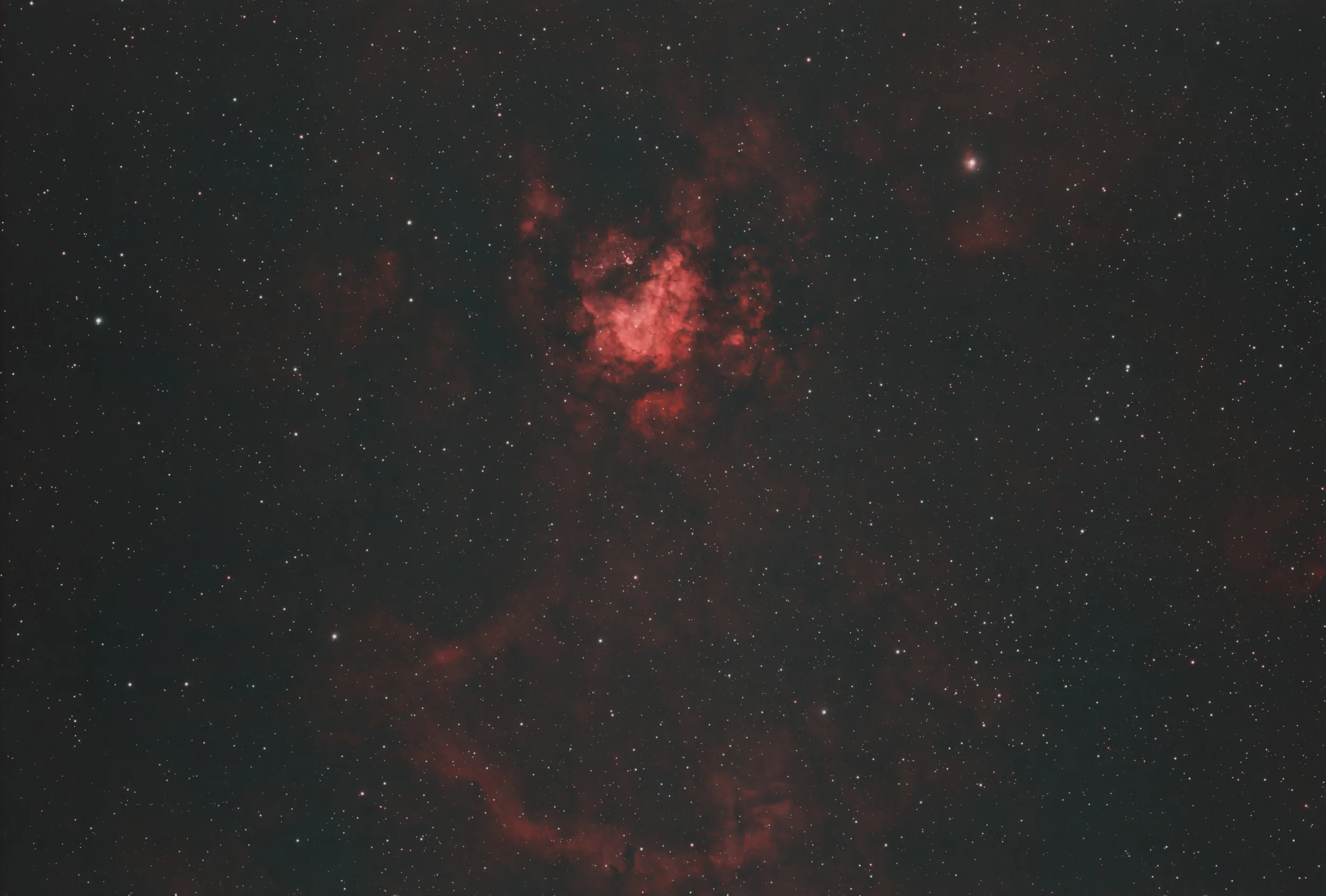 HOO image with EHD8 Telescope - February 2025