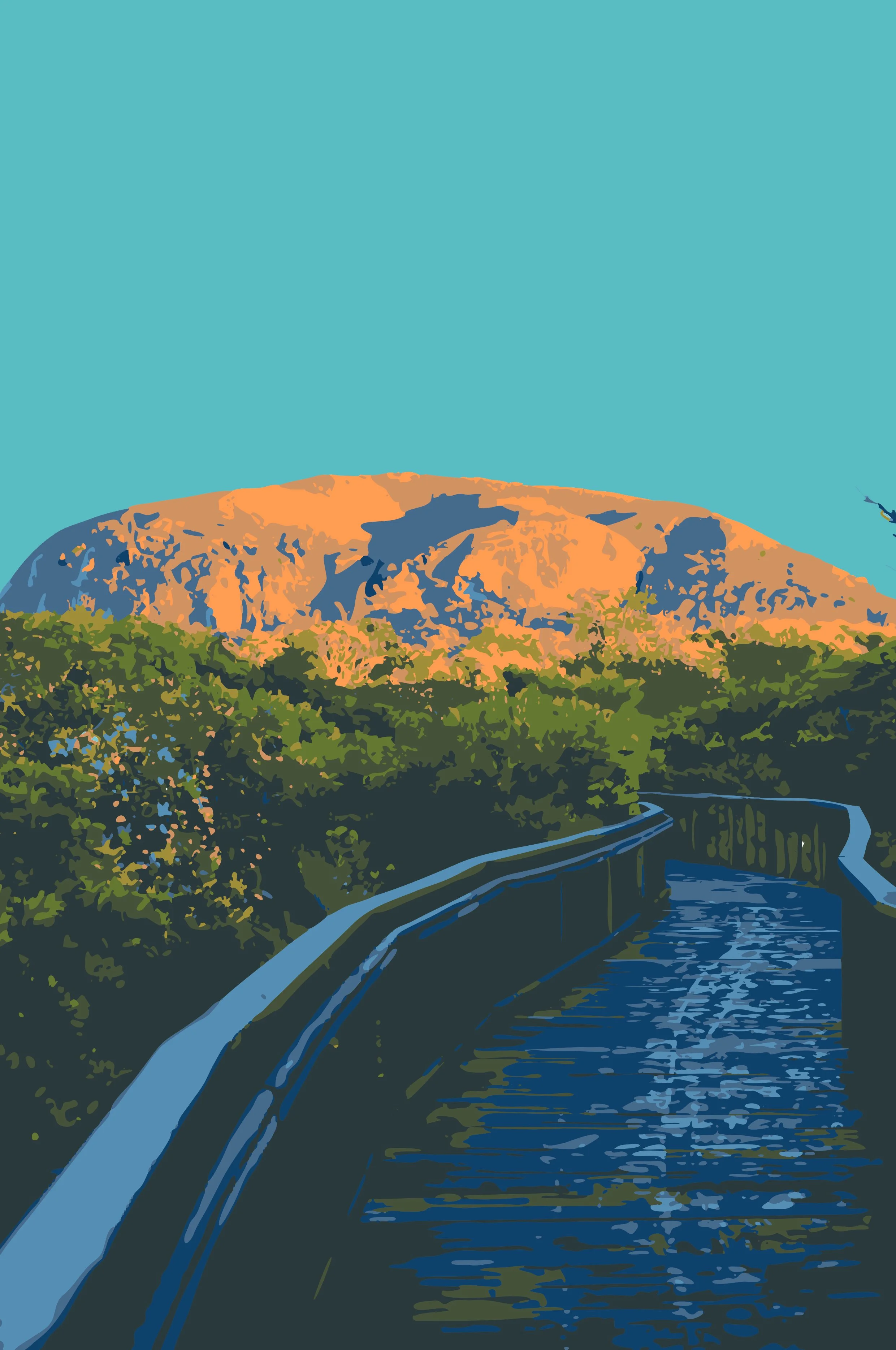 Mt Coolum Frost Morning - Art Series