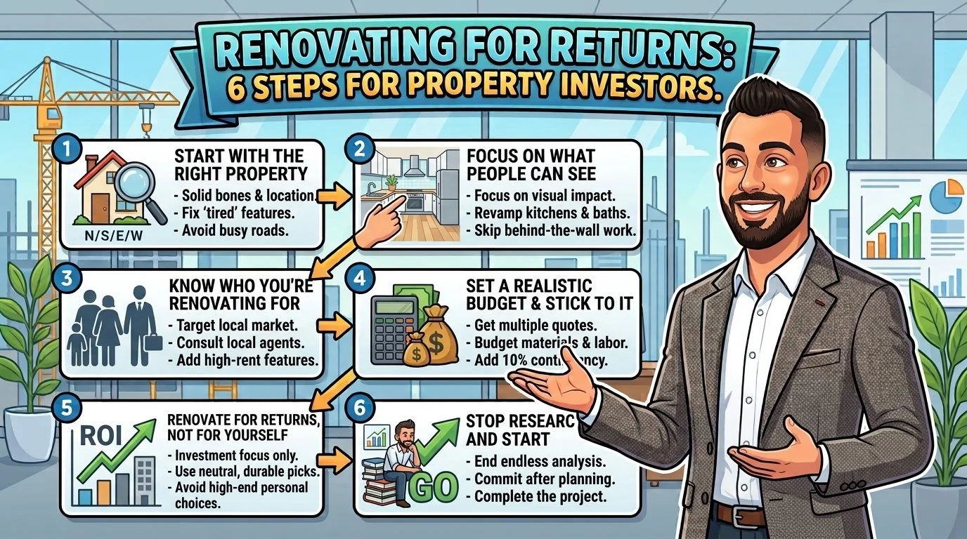 Renovating for Returns: 6 Steps for Property Investors