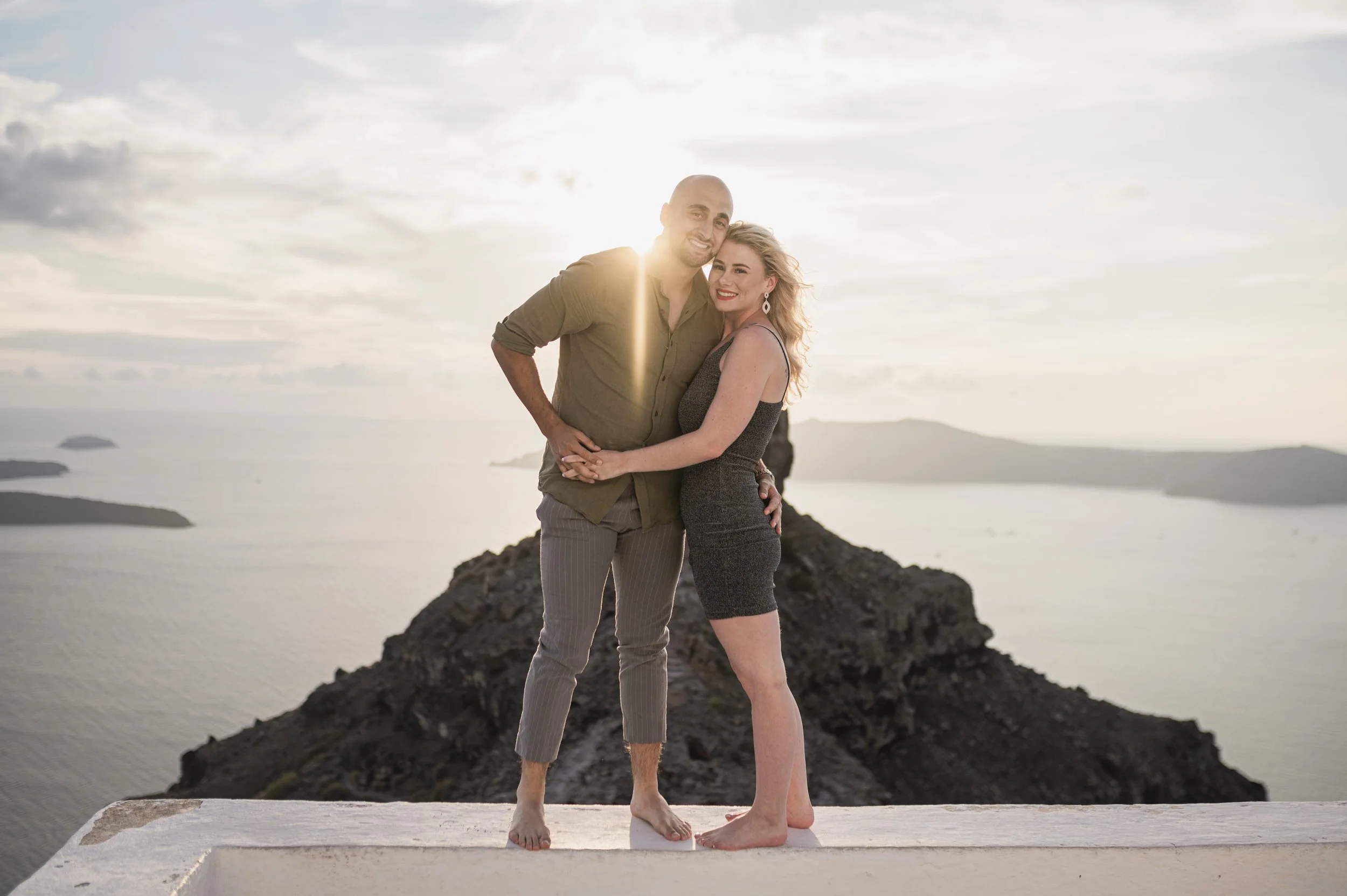 An Autumn Sunset Photo Shoot Proposal In Santorini — Wedding Proposals ...