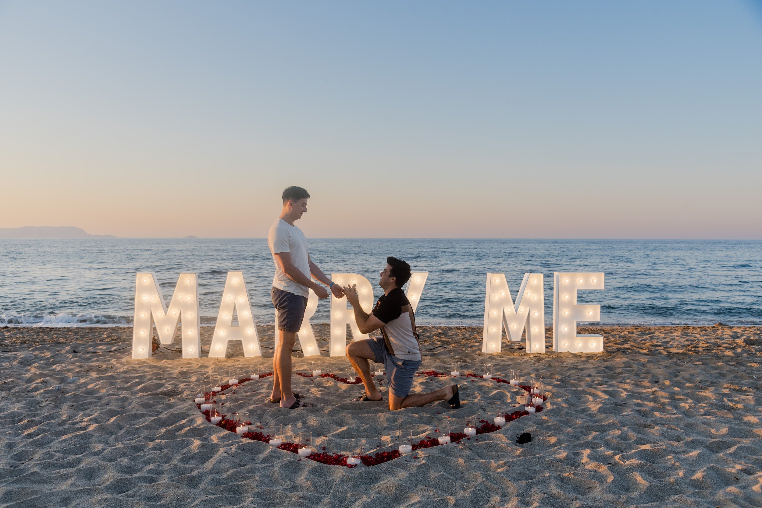 LGBTQ+ Beach Proposal in Crete