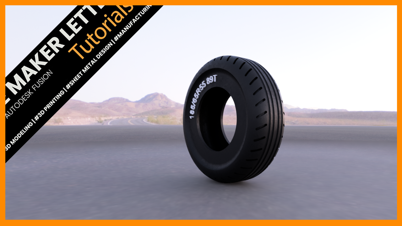 How to Model a Realistic Tire in Fusion (formerly known as Fusion 360)