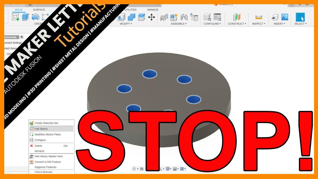 Why Creating Patterns in the Solid Modeling Workspace is Better in Autodesk Fusion