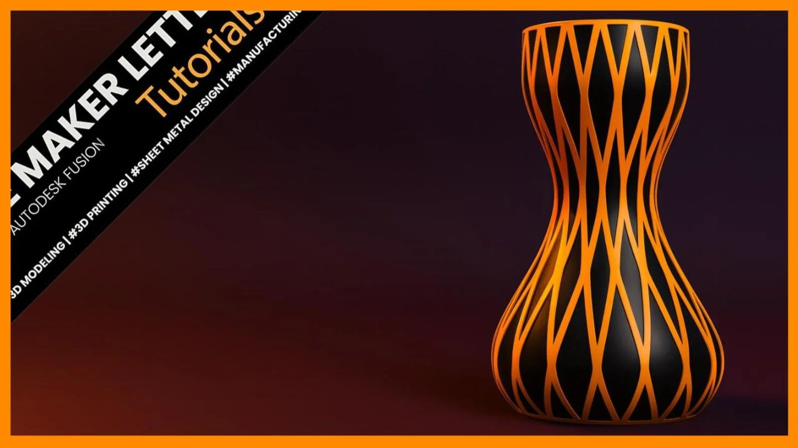 Create a Twisted Vase Pattern in Fusion — With a Simple, Repeatable Workflow