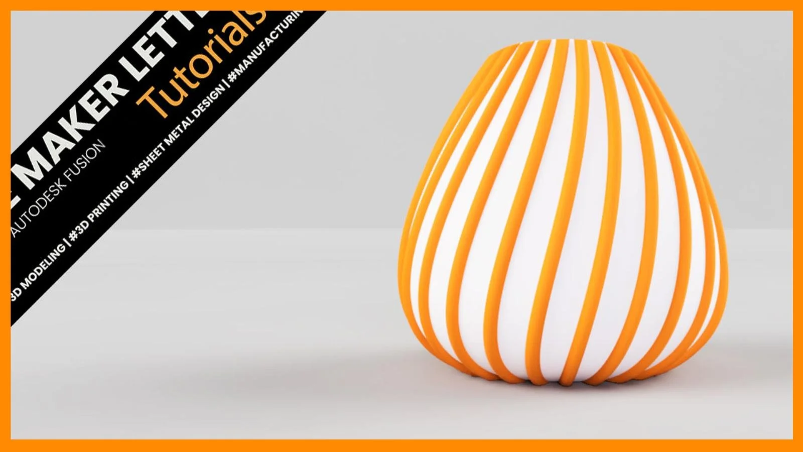 How to Design a Best-Selling 3D Printed Vase in Fusion