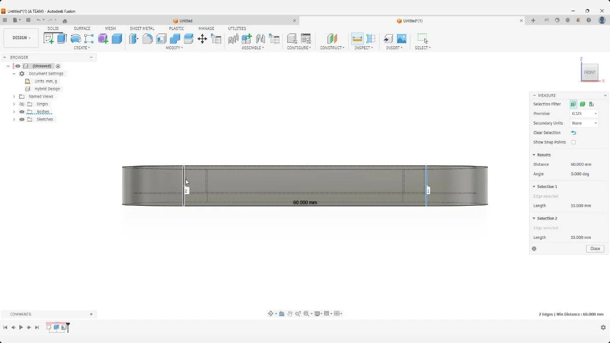 fusion inspect measure side length soap holder