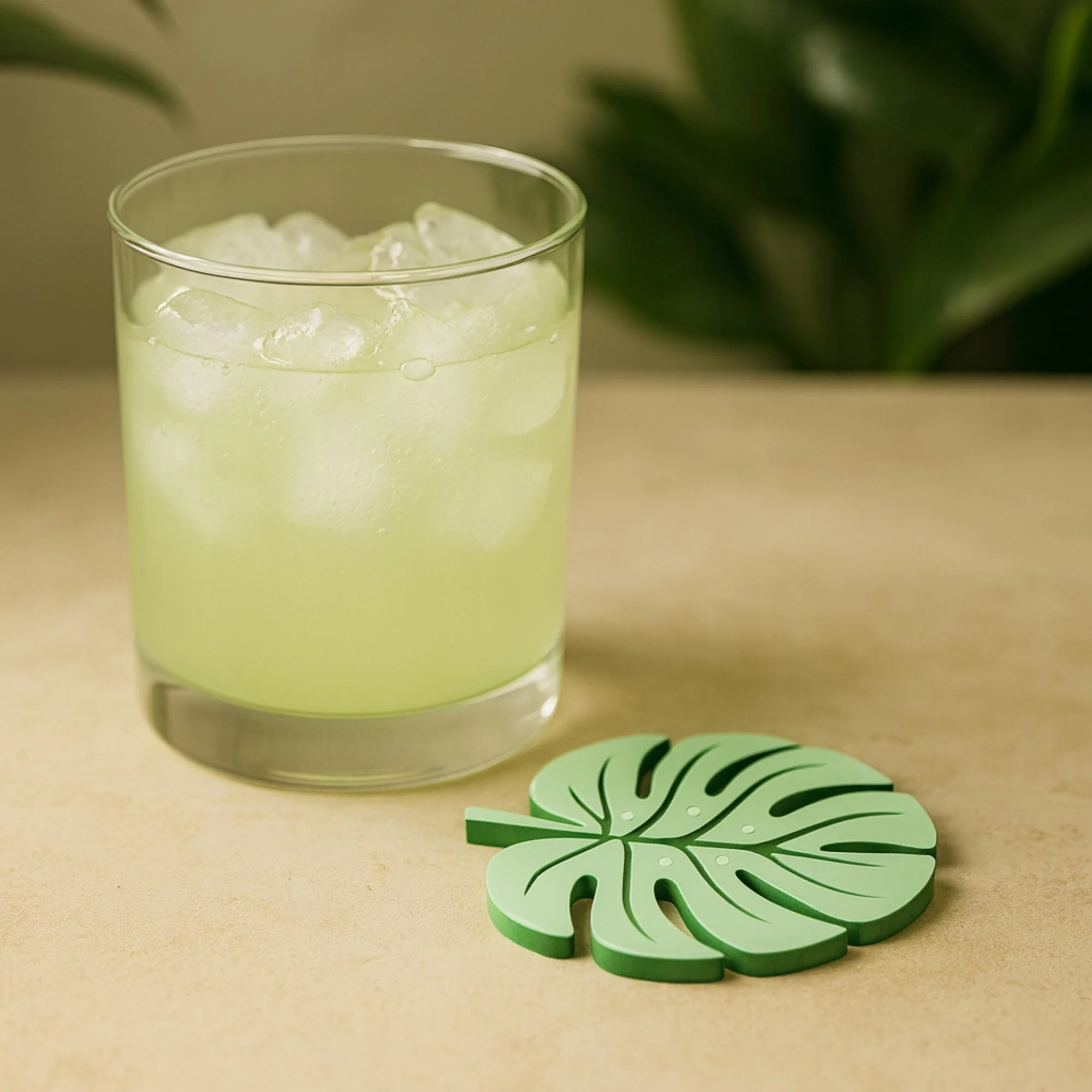 Leaf Coaster Bundle – 4 Nature-Inspired STL & 3MF Files for 3D Printing (Monstera, Ginkgo, Maple, Oak)