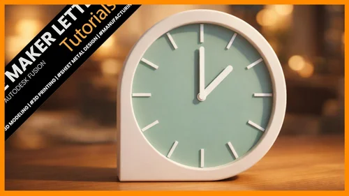 How to Build a Parametric Clock in Fusion for 3D Printing ...