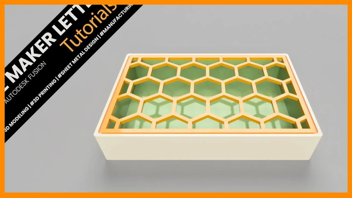 3D-printed honeycomb soap holder with a raised geometric surface and drainage openings