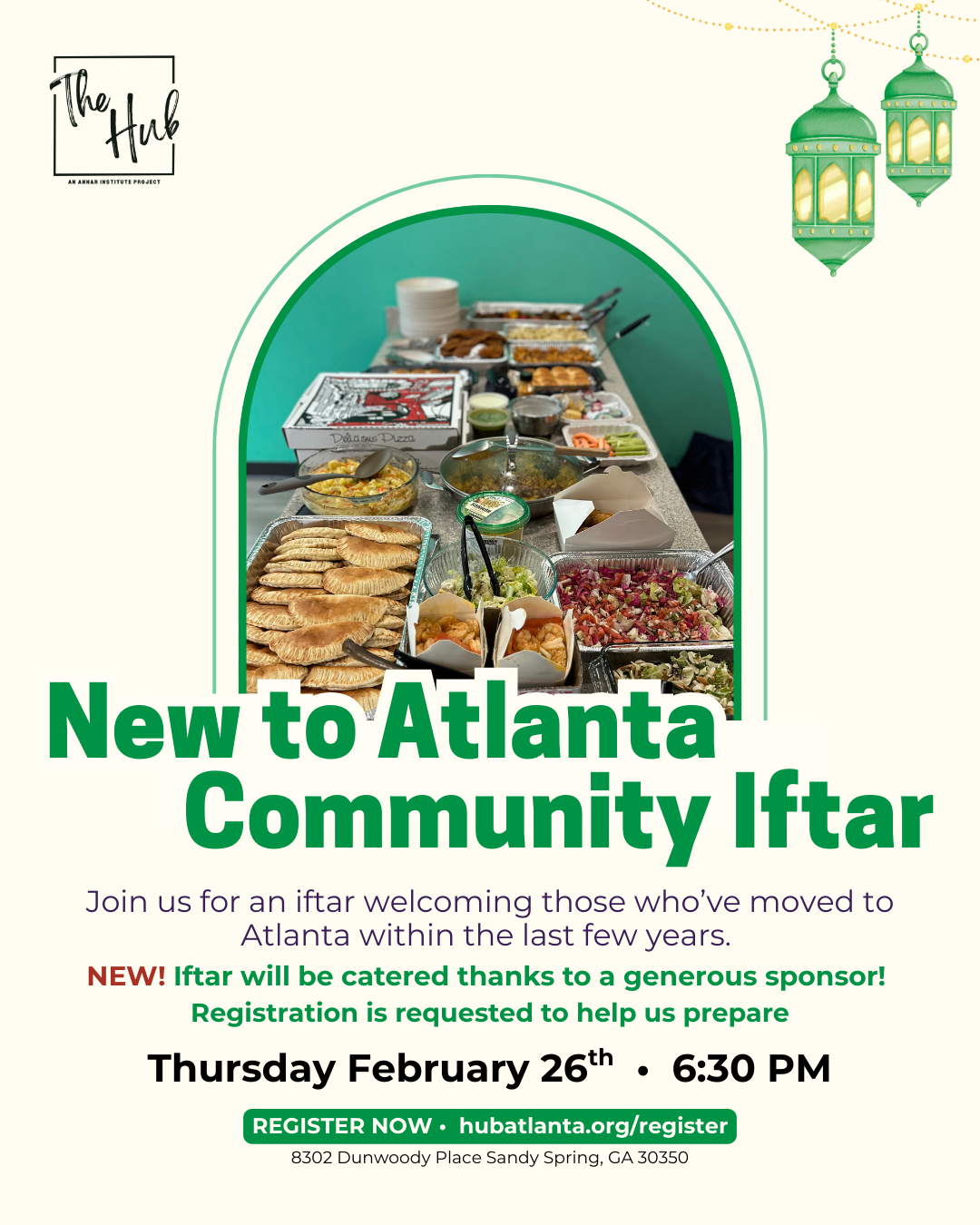 New to ATL Potluck Iftar