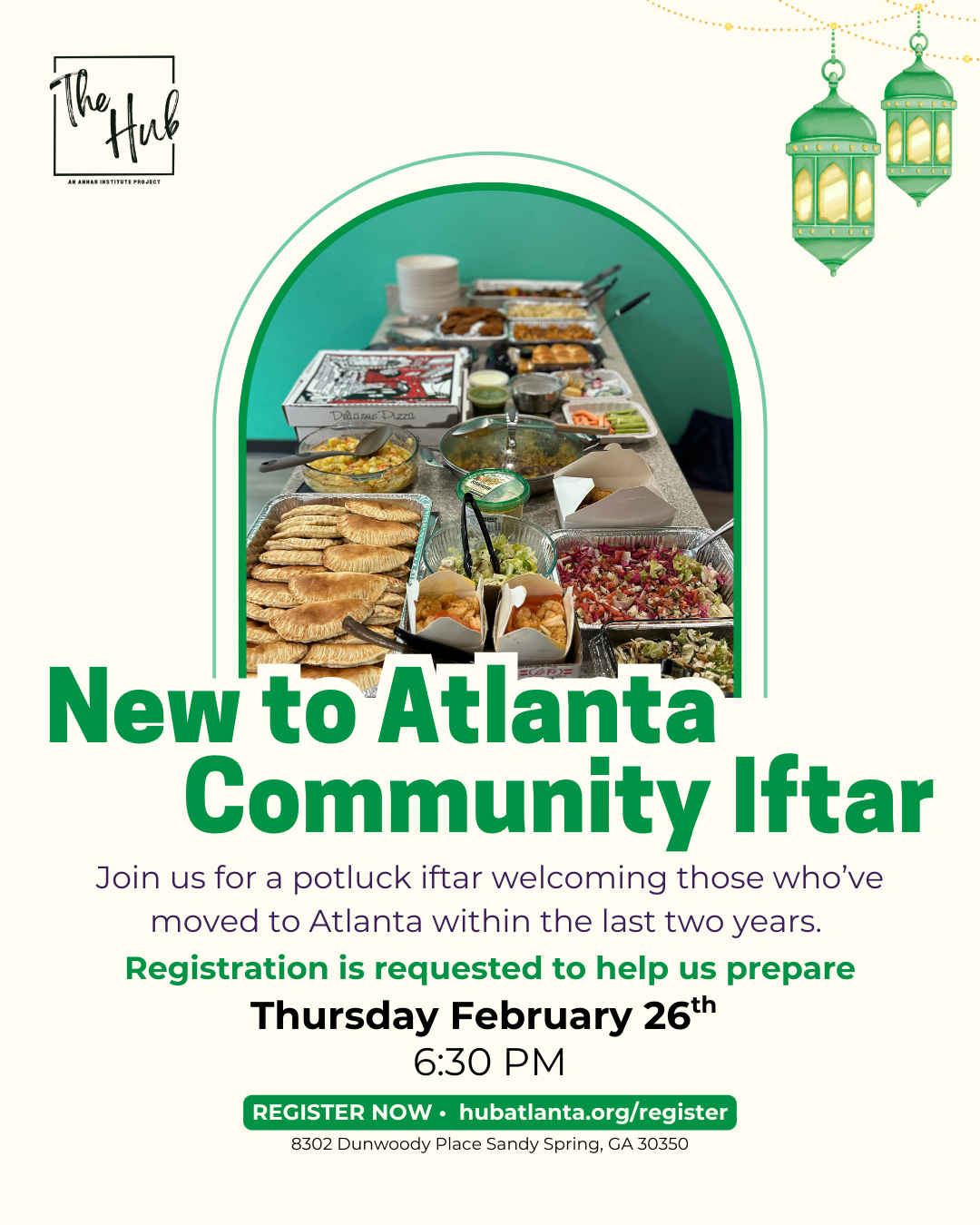 New to ATL Potluck Iftar