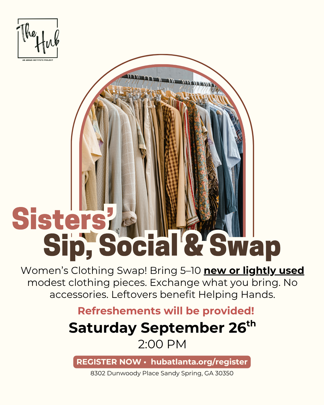 Sisters' Sip, Social & Swap