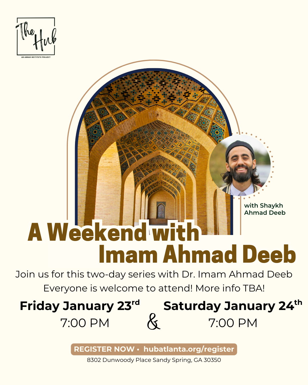 A weekend with Imam Ahmad Deeb