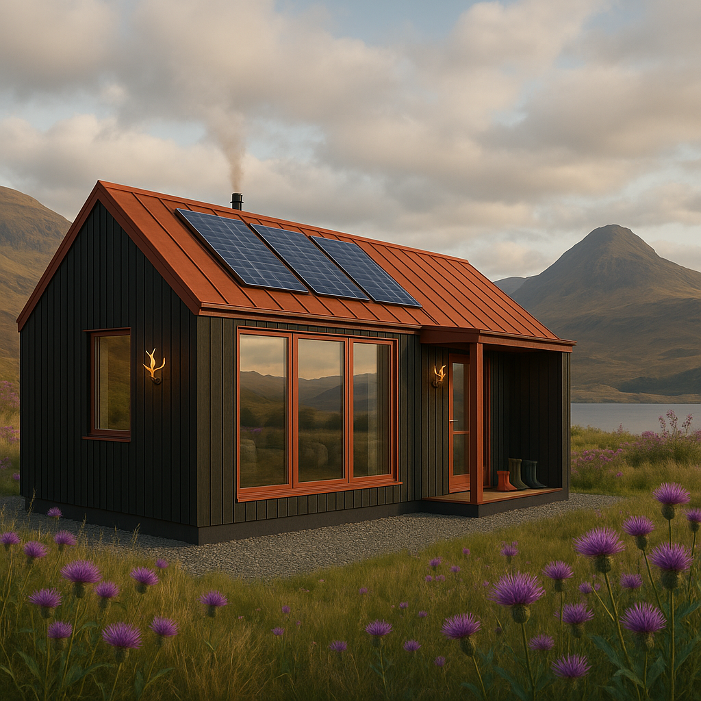External render of Tartan & Thistle's Micro Home Concept