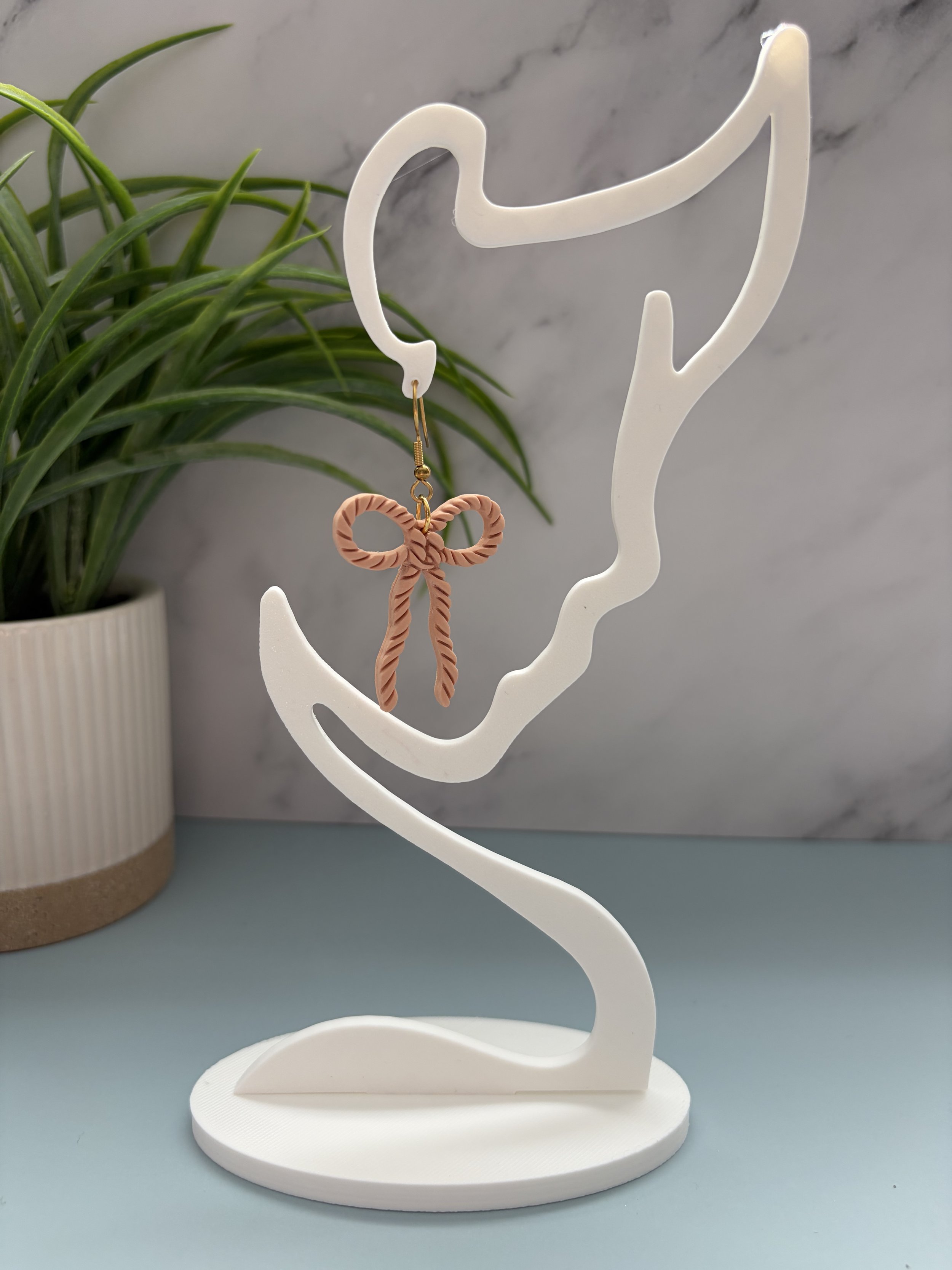 Cowgirl Charm Rope Bow Earrings