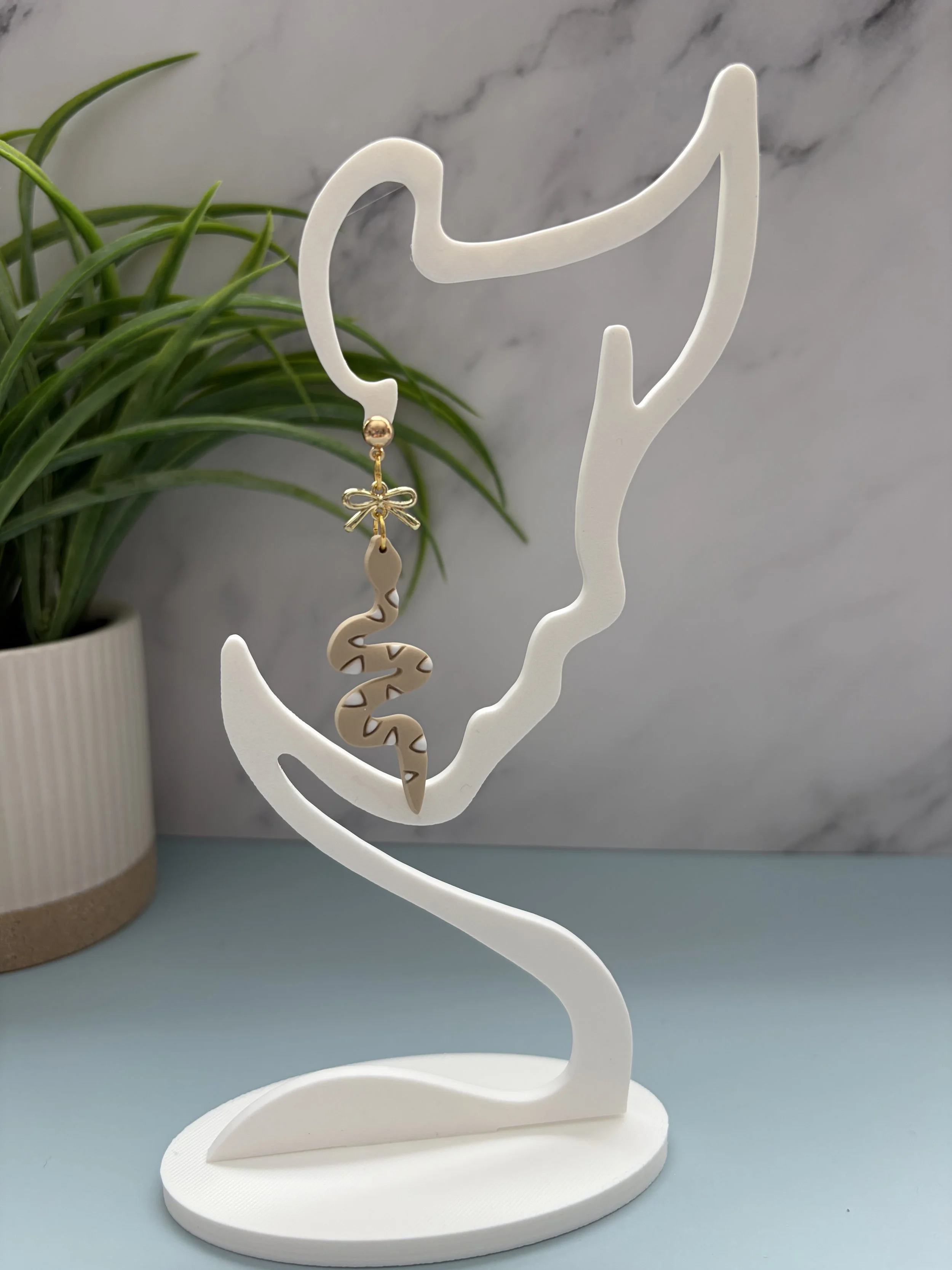 Western Snake Charm Earrings