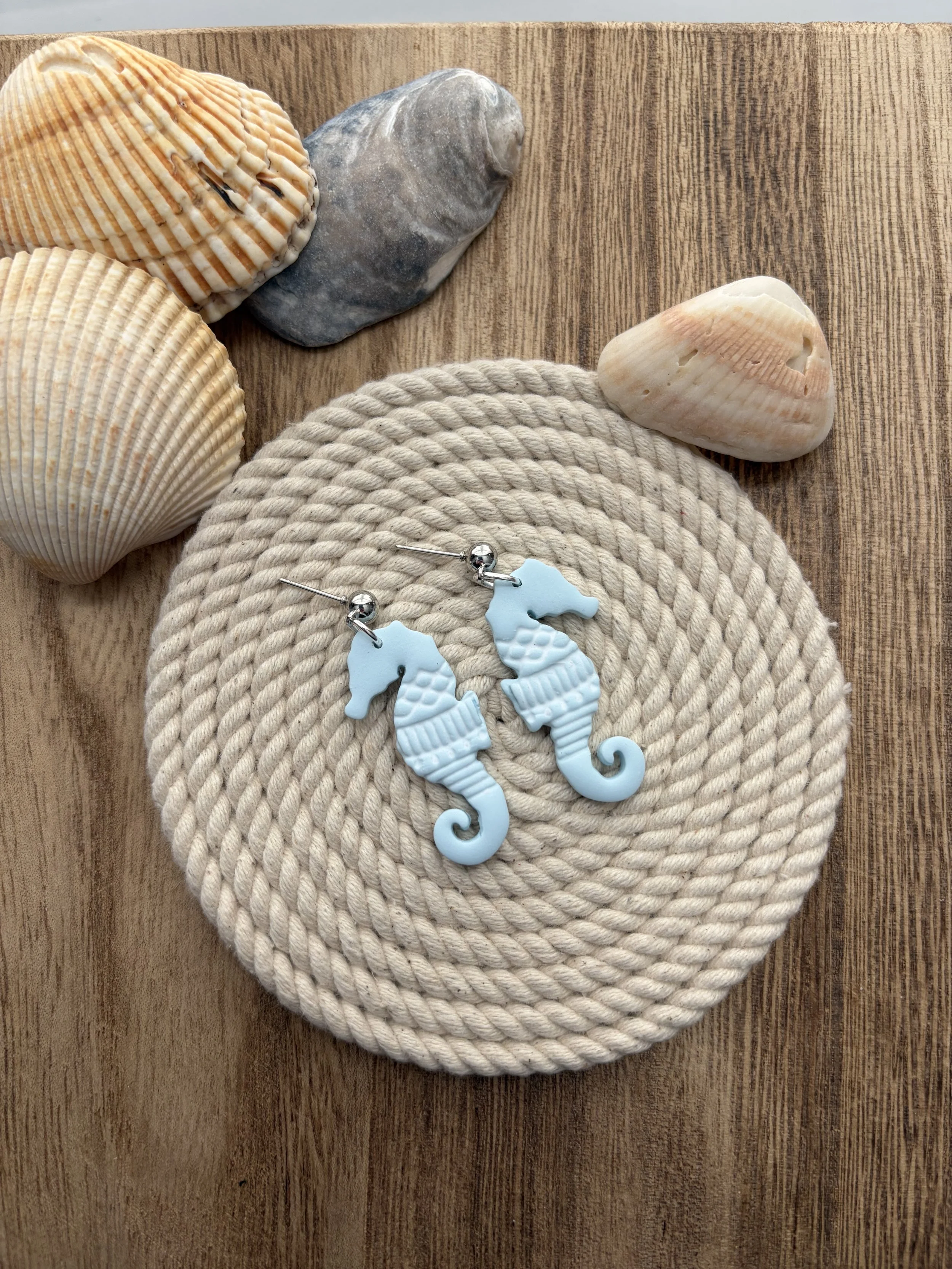 Seaside Seahorse Dangle Earrings