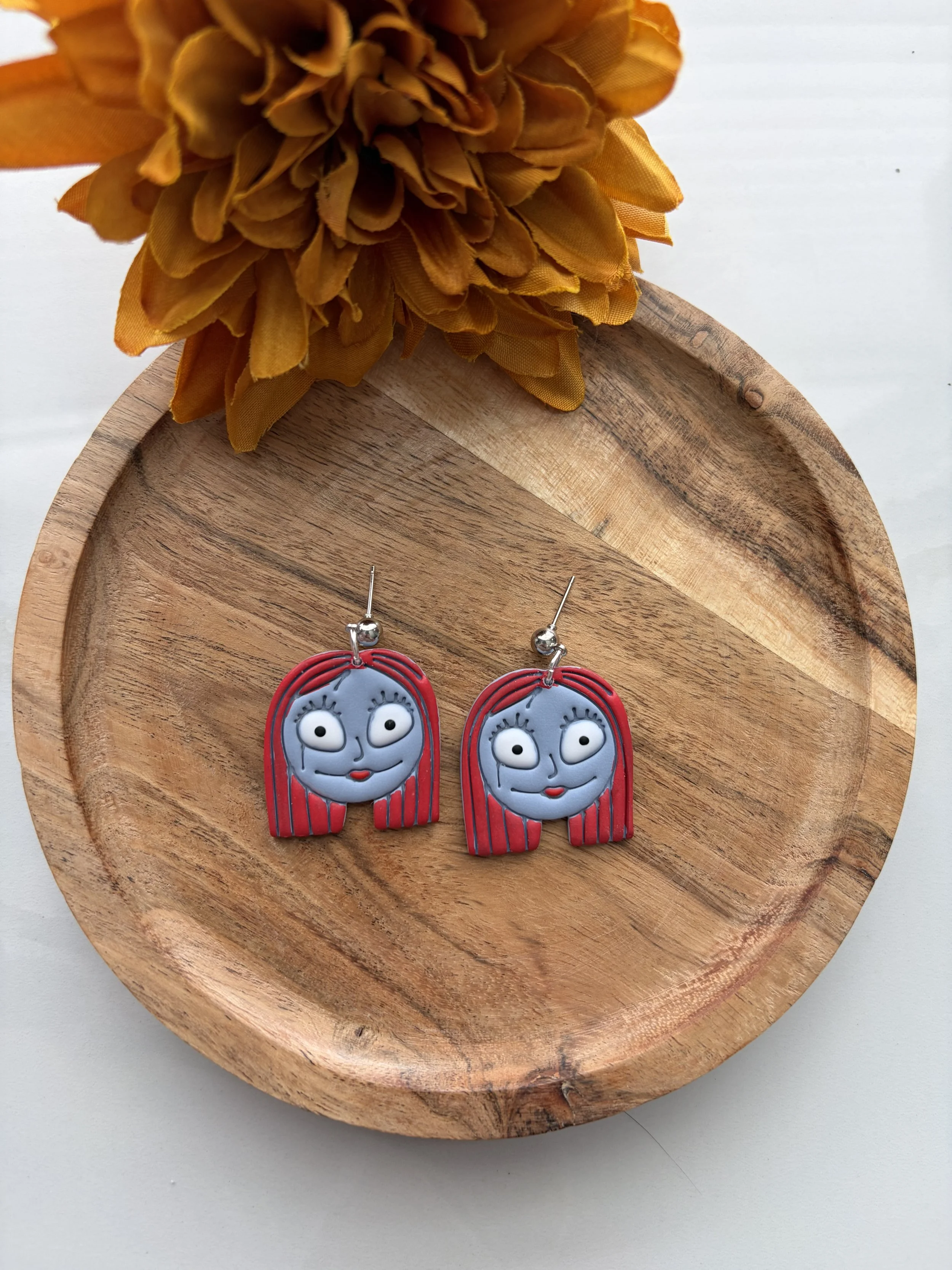 Handmade Movie-Inspired Clay Earrings