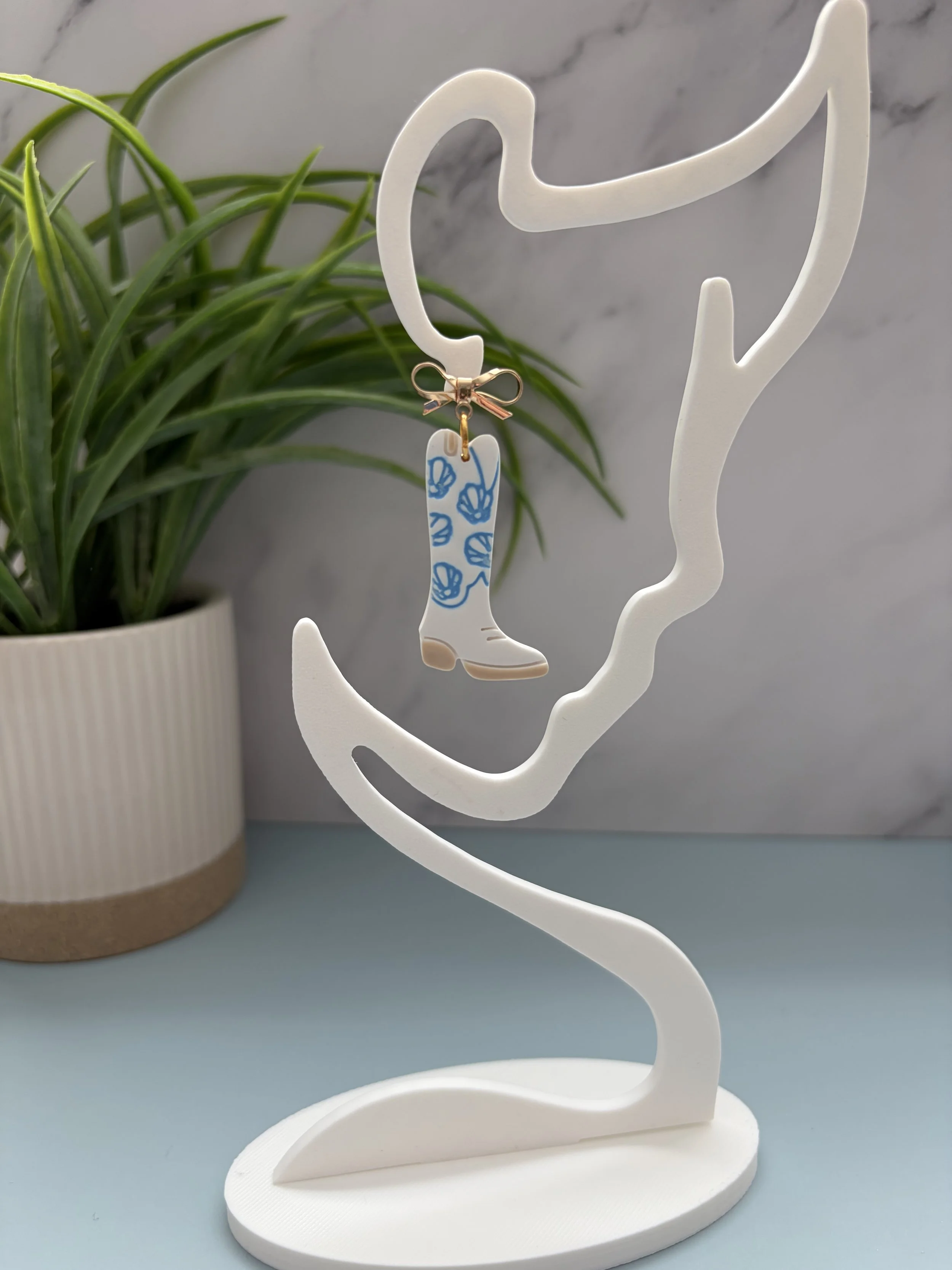 Coastal Cowgirl Boot Earrings