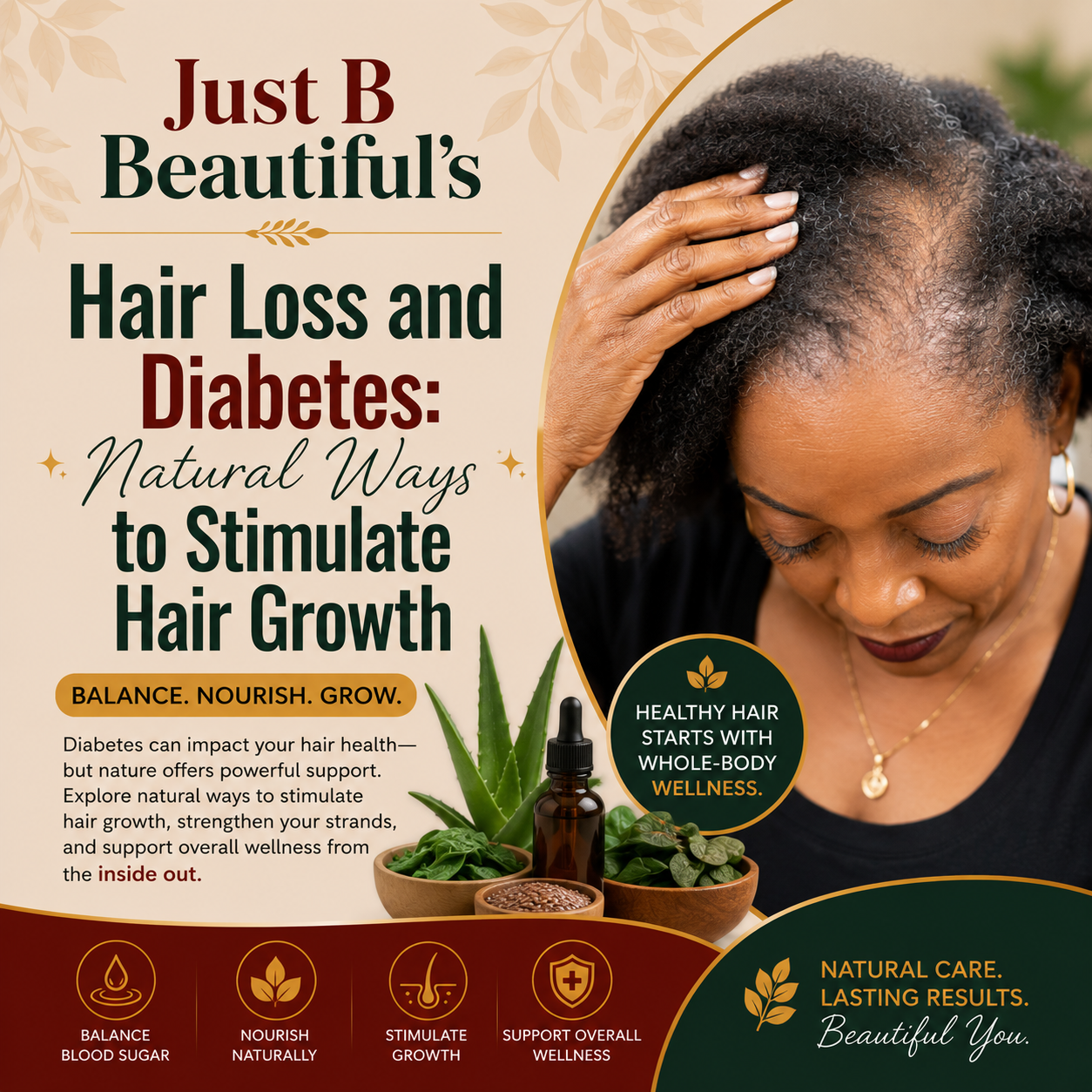 Hair Loss and Diabetes: Natural Ways to Stimulate Hair Growth