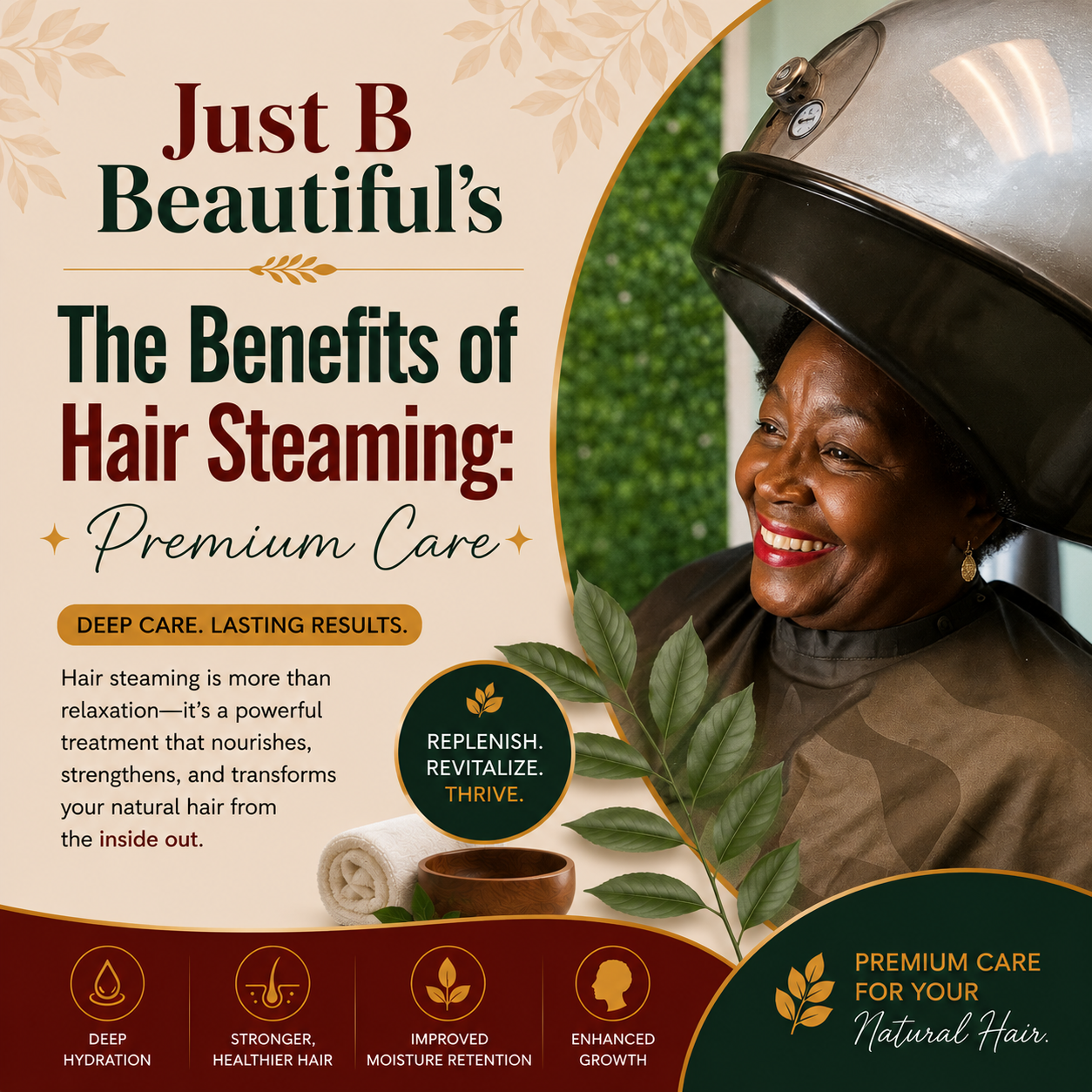The Benefits of Hair Steaming: Premium Care