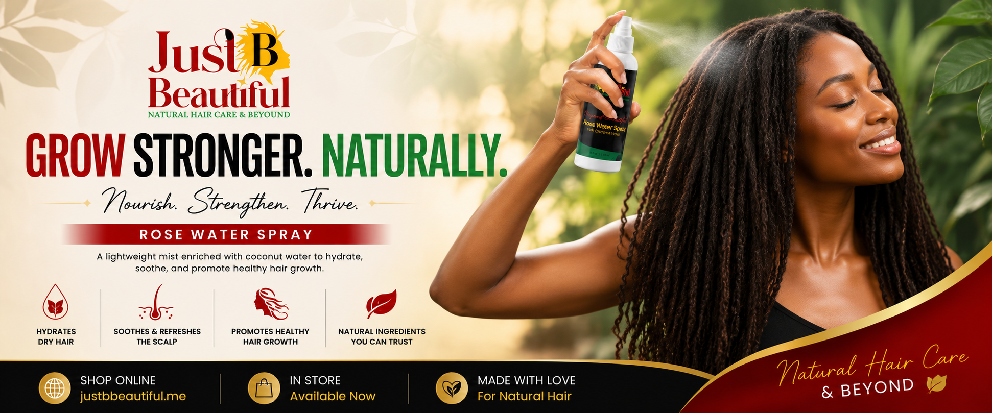 JBB -Rose water spray