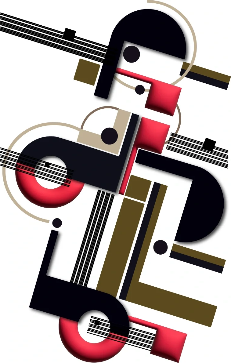 Geometric Elegance Abstract