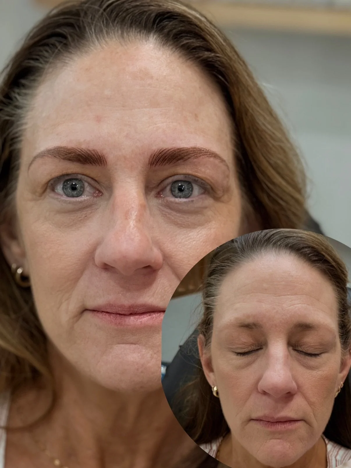 A little transformation for you on this blessed God-given Thursday ❤️ 

Nano Brows Mesa AZ | Nano Brow Artist Arizona | Hyper Realistic Brows | Hairstroke Brows | Permanent Makeup Mesa | PMU Brows Arizona | Natural Looking Brows | Brow Transformation