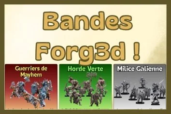 Prenez parT à la bataille avec des bandes touteS prêtes !