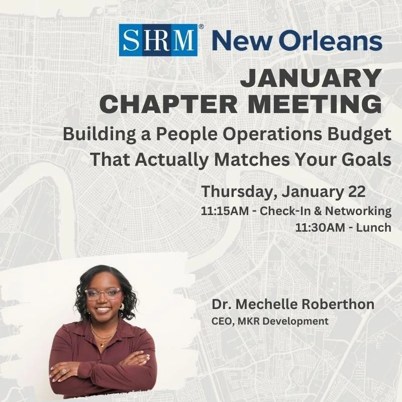 Nola SHRM Chapter Meeting