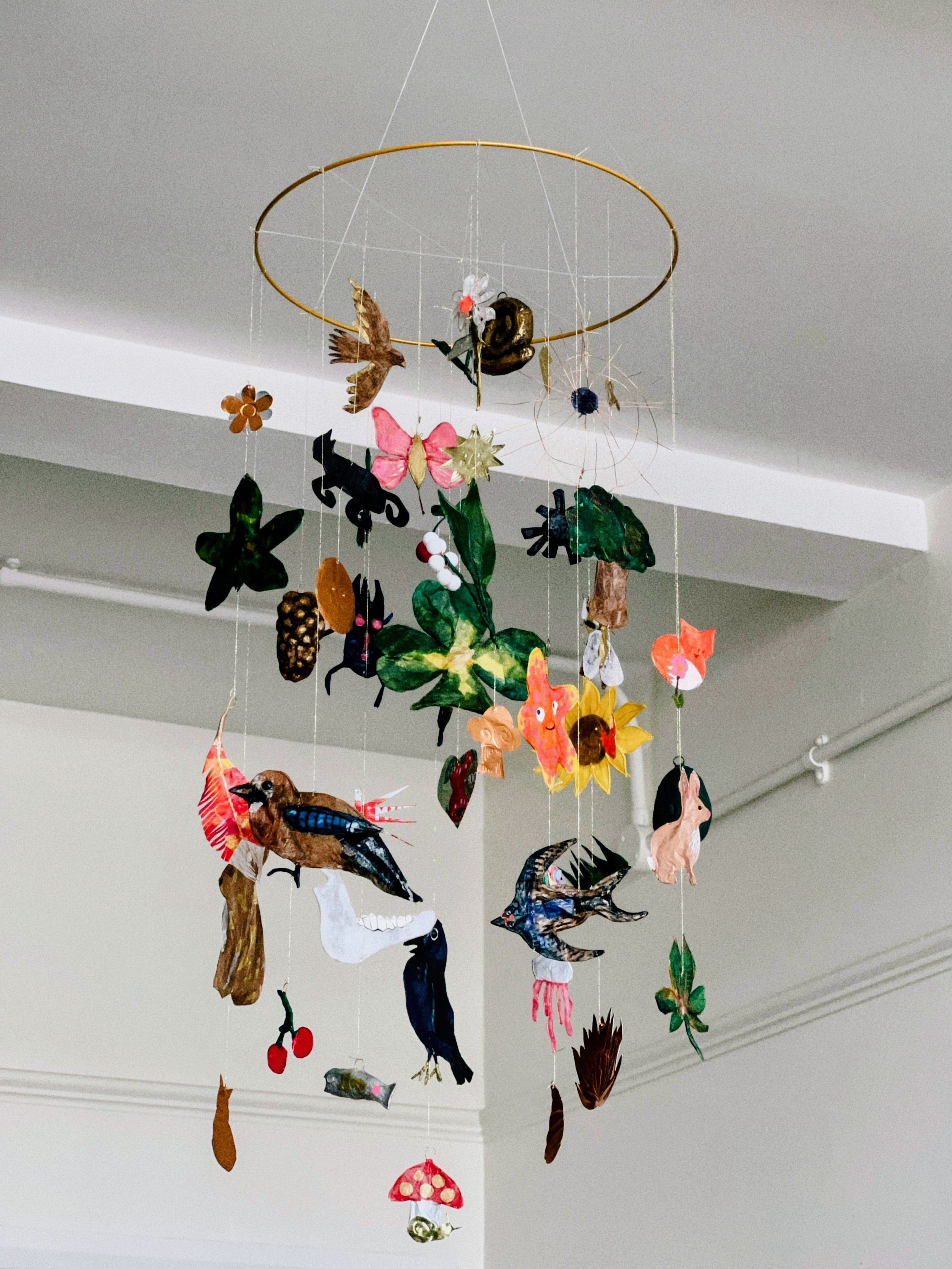 Birds and Bees - a collective mobile artwork created during May 26 Open House