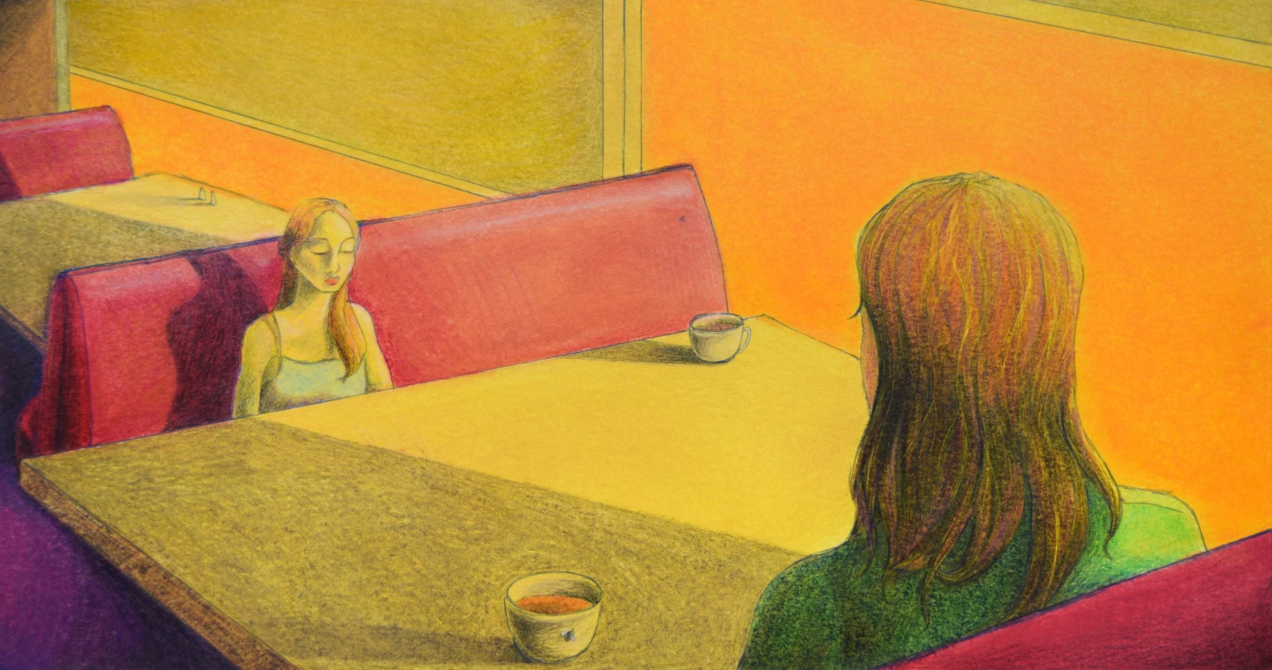 oil & colored pencil, 2023