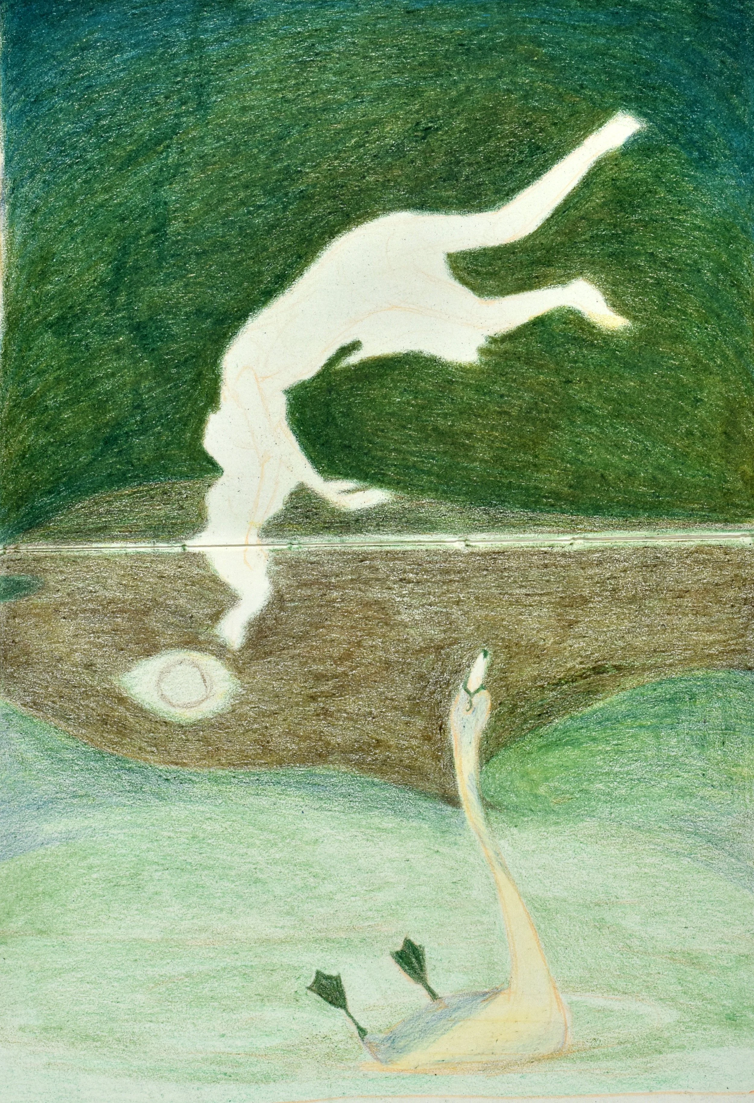 colored pencil, 2022