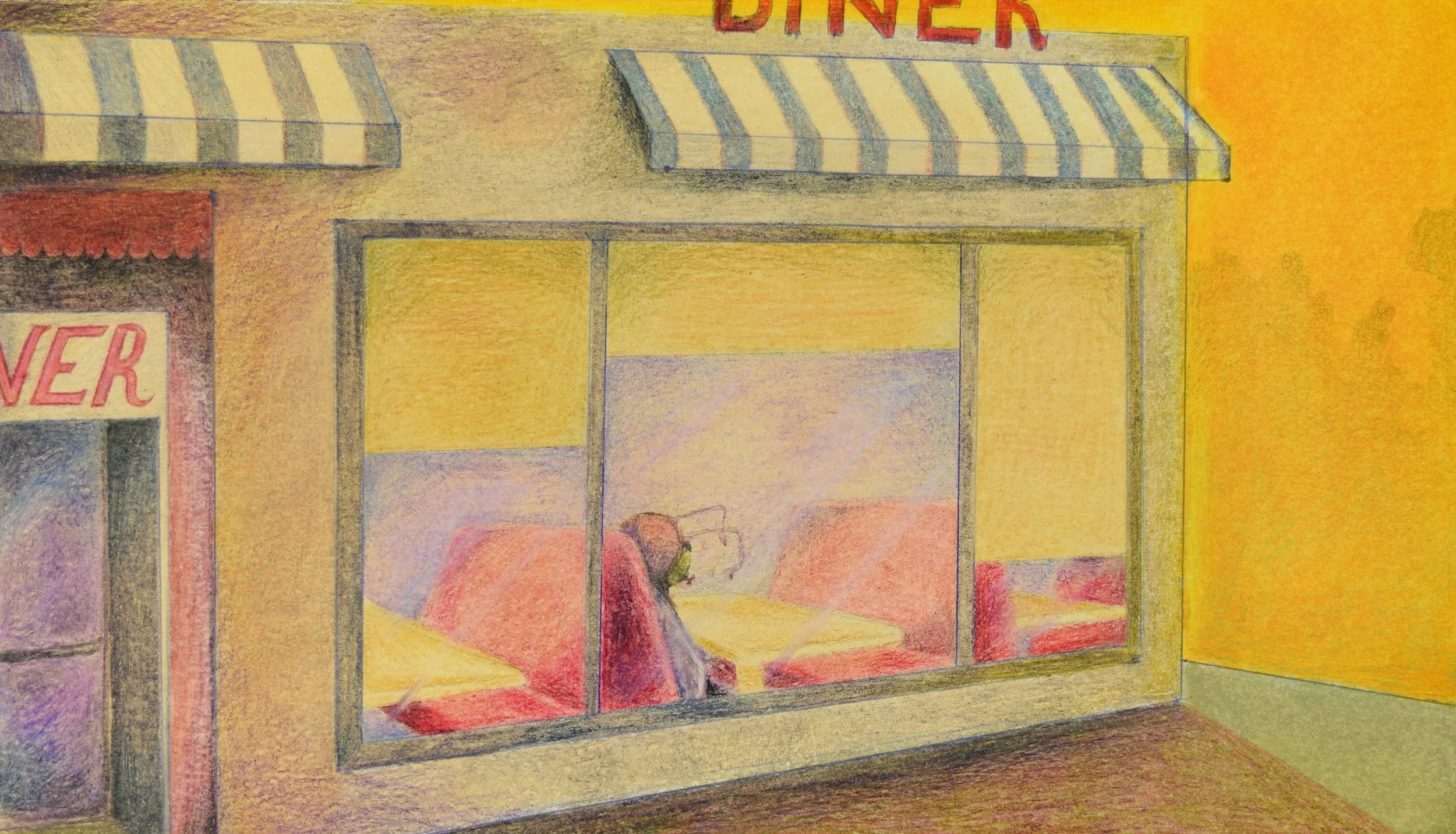 oil & colored pencil, 2023