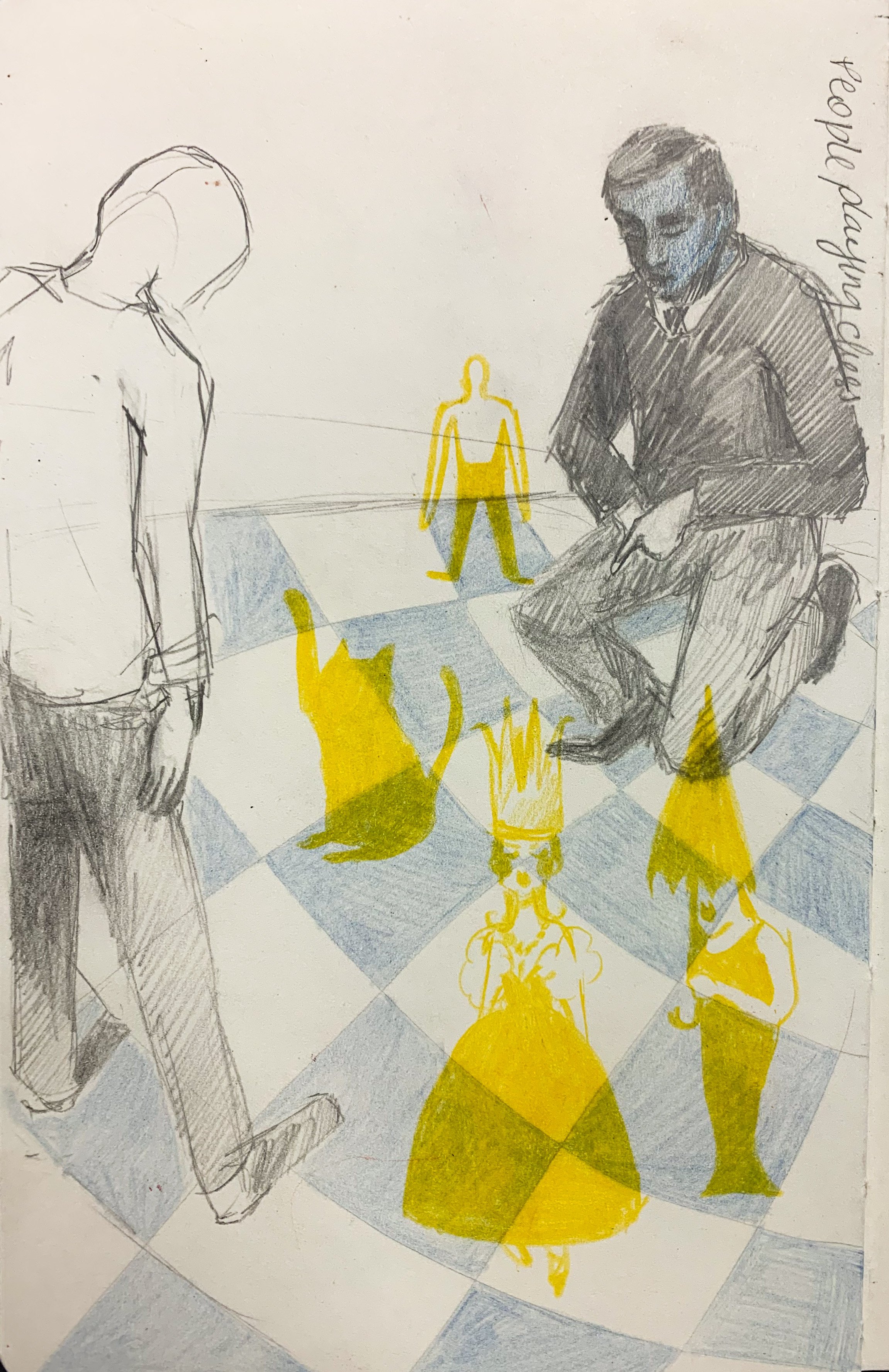 colored pencil, 2023