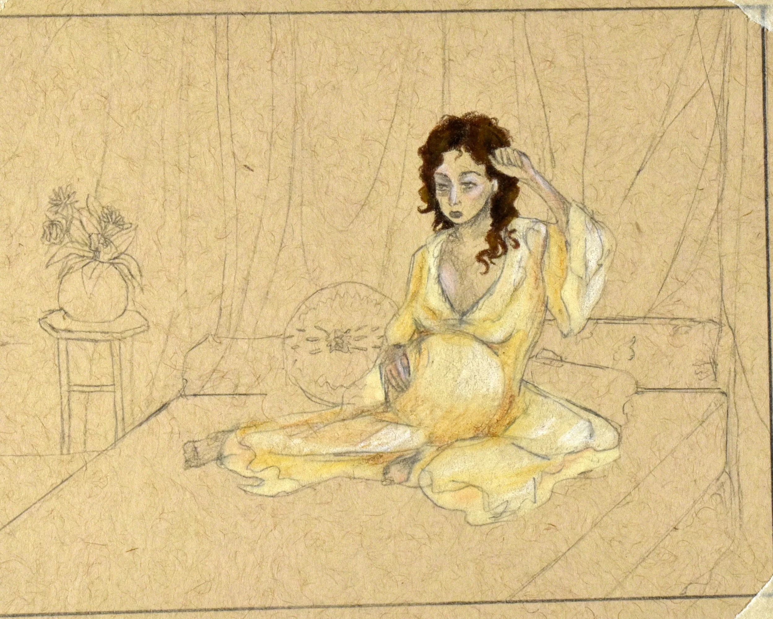 colored pencil & graphite, 2022