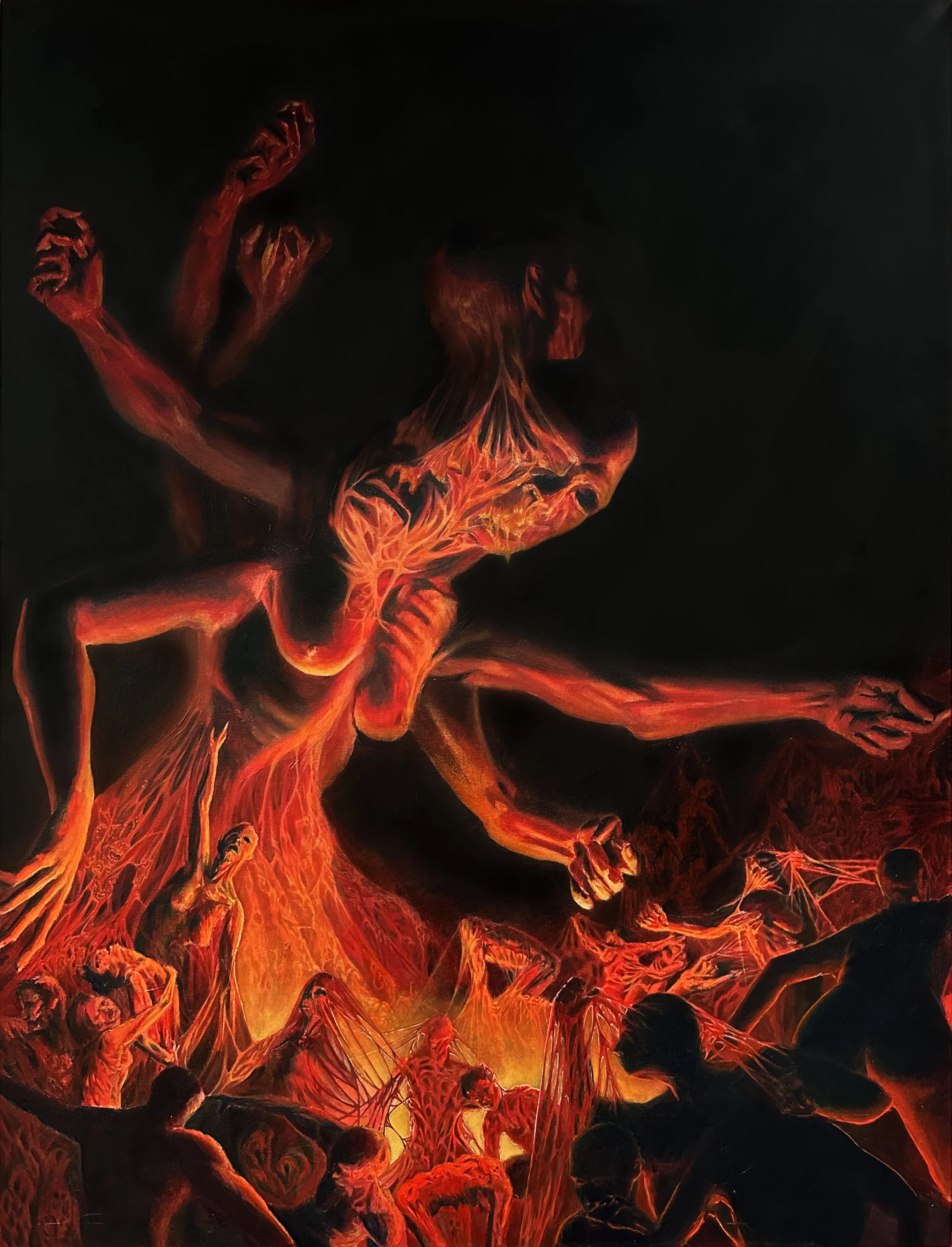 “Fate”, Oil, 36” W x 48” H