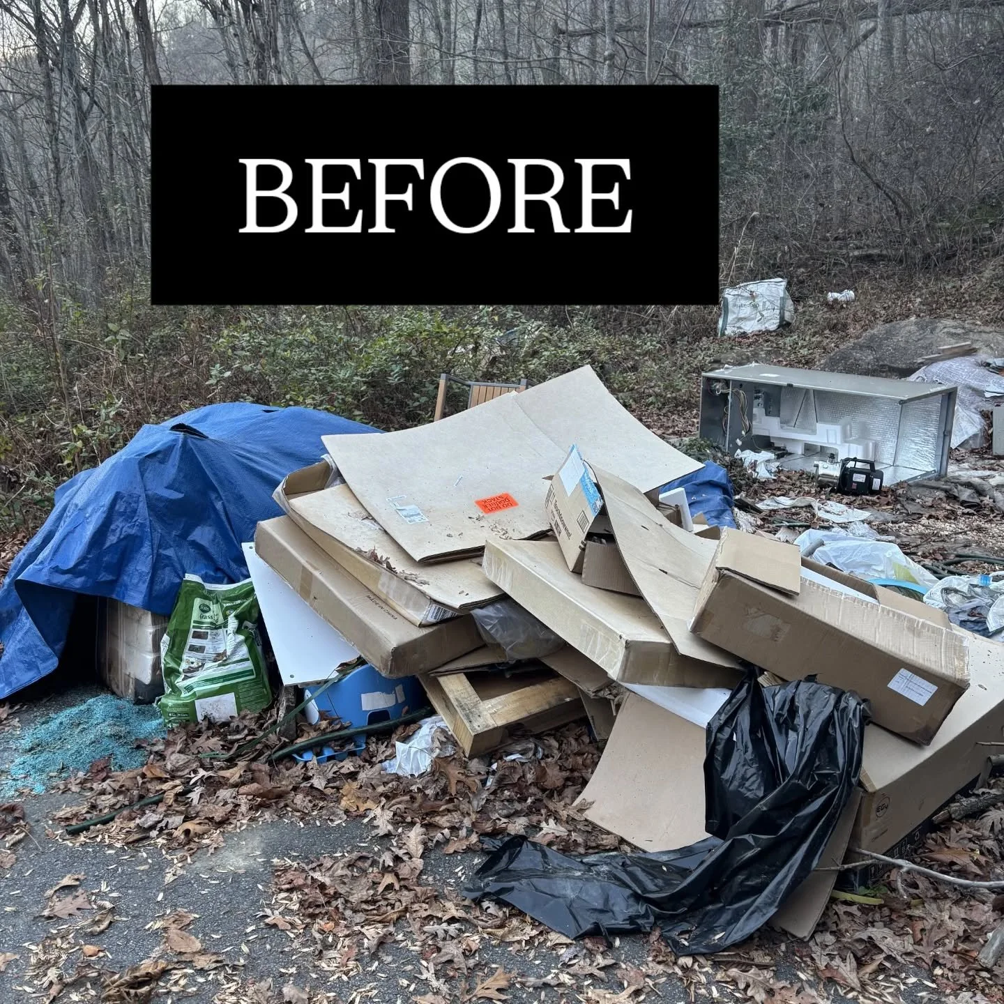 #junkremoval 
#beforeandafter 
#professionalservice 

Some jobs are done in stages! Now this customer has another parking spot for guests this holiday season!

828-767-5406 Call or text today!
