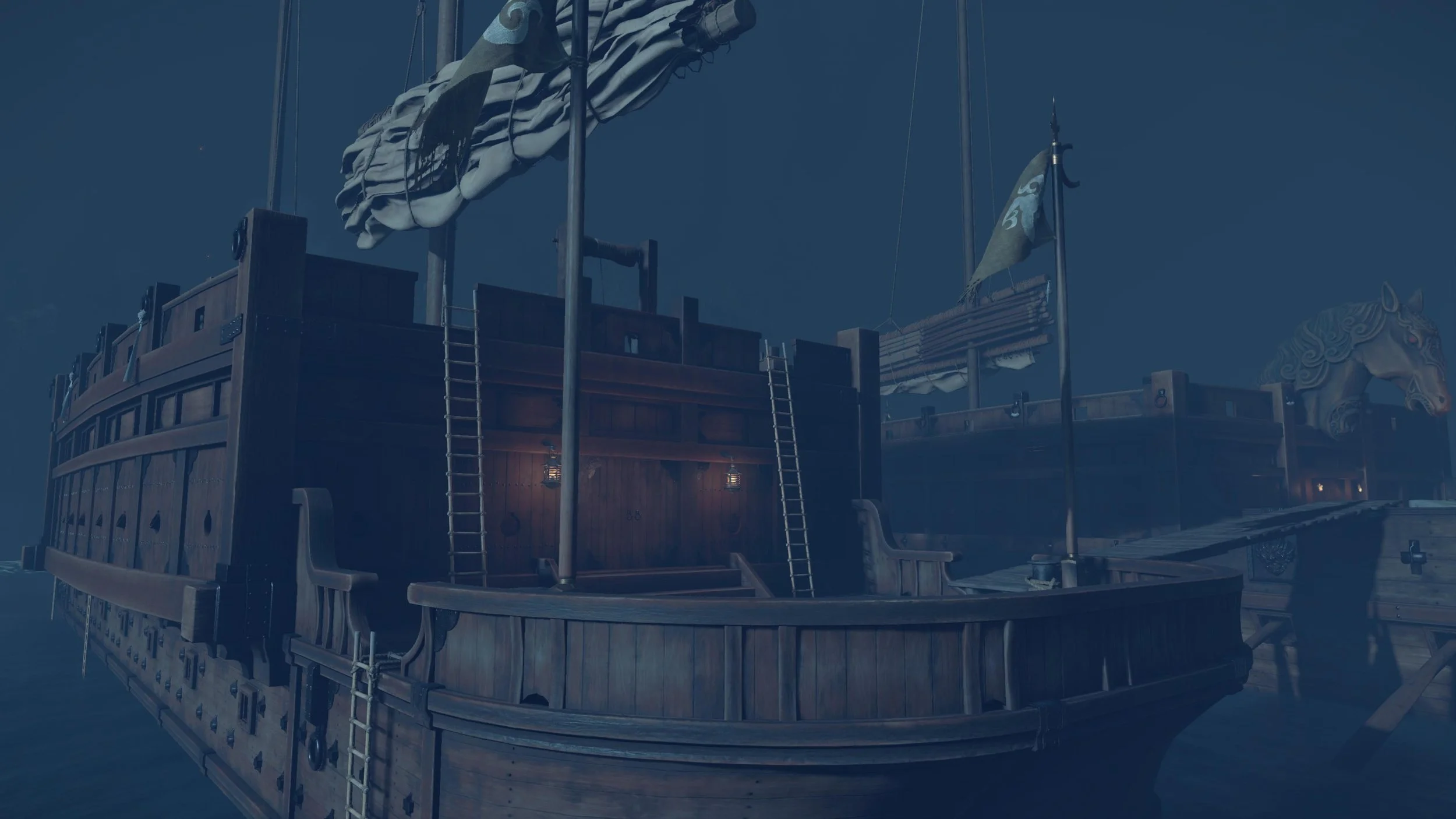 Mongol Ship, Modeling, Textures, and Materials