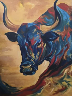 Taurus, dipinto di Morino Arte & Design
