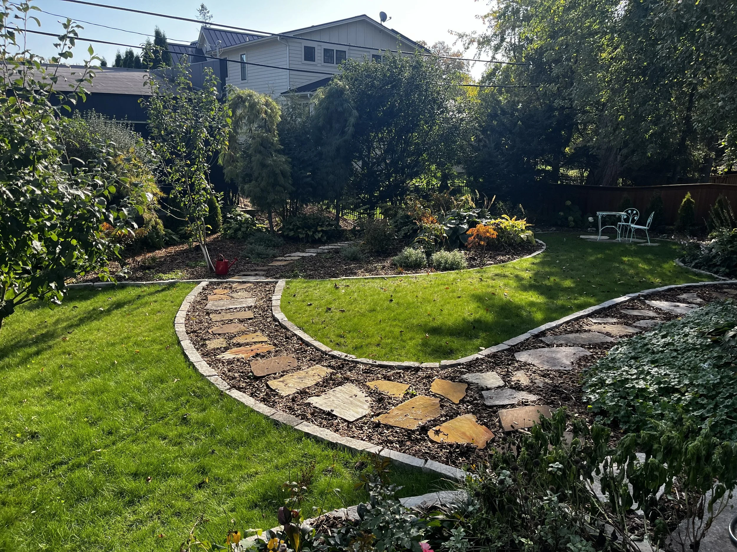 landscape-with-edging-annuals-and-patio-installation-in-Twin-Cities-backyard