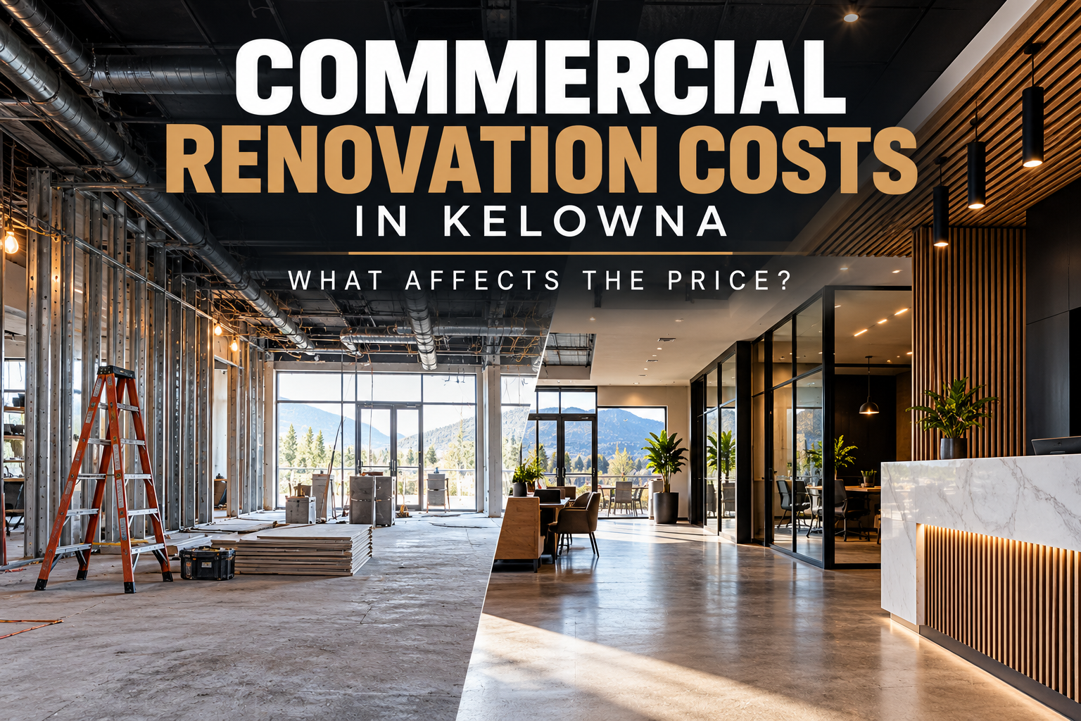 Commercial Renovation Costs in Kelowna: What Affects the Price?