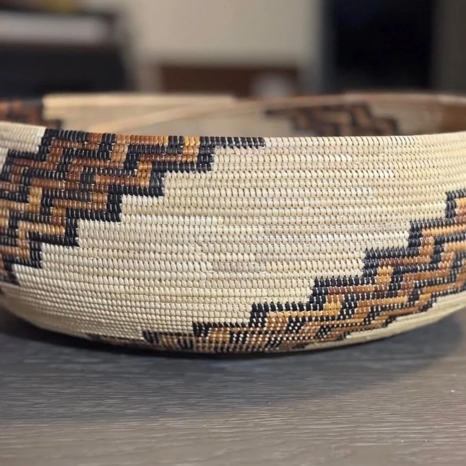 Baskets tell stories - this one speaks of the water.