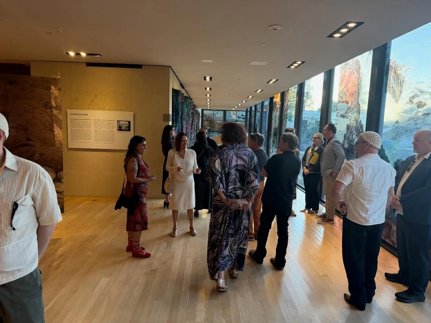 Congratulations @mercedes.dorame on the opening of your exhibition at the Borderlands exhibit at the @thehuntingtonlibrary